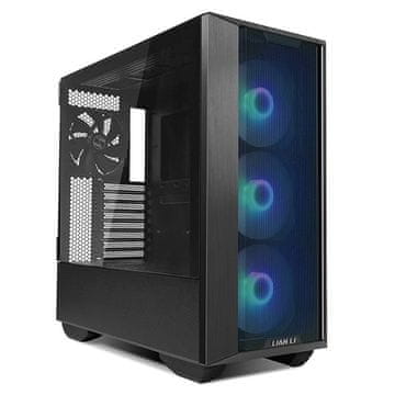 Lian Li LANCOOL III Midi Tower Črna, Prozorna
