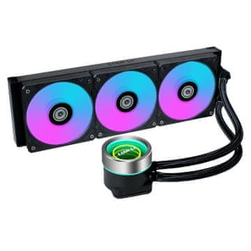 Lian Li Lian Li GALAHAD II Trinity vodno hlajenje za CPU 360mm, ARGB - črna