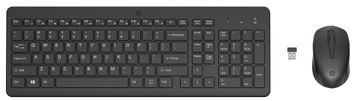 HP 330 brezžična miška in komplet tipkovnice, črn
