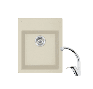 Franke set SID 610-40 Beige + Smeraldo krom