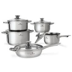 Blaumann Komplet posode BL-3874 nerjaveče jeklo 10 kosov Gourmet Line