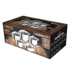 Blaumann Komplet posode BL-3874 nerjaveče jeklo 10 kosov Gourmet Line