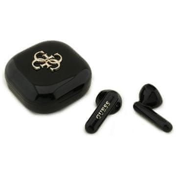 Guess TWS slušalke 4G Metal Logo črne