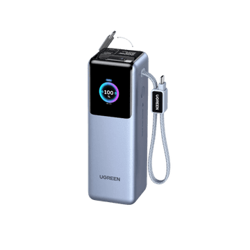 Ugreen Prenosna polnilna baterija 25.000mAh, 200W s pametnim digitalnim zaslonom