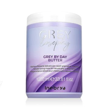 Inebrya GREYlosophy Grey By Day Butter negovalna tonizirajoča maska za naravno sive lase