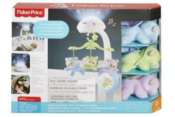 Fisher-Price vrtiljak nad posteljo metulji CDN41 TV