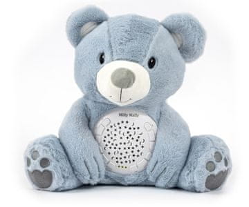 MILLY MALLY Milly Mally Plišasta igračka s projektorjem Milly Bear Blue