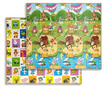 MILLY MALLY Milly Mally zložljiva penasta podlaga Play Colourful Animals T1