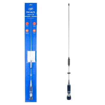 PNI CB antena ML75, dolžina 75cm, 26-28MHz, 300W, zložljiva, brez dodatkov