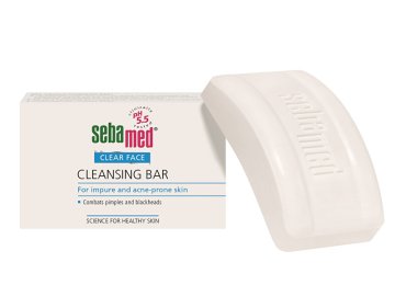Sebamed Milo za čiščenje problematične kože Syndet Clear Face (ploščica za čiščenje) 100 g
