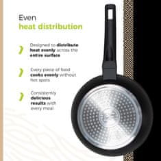 BE Living Set 3 ponv 20-24-28 cm + wok s pokrovom 28 cm Delight Black