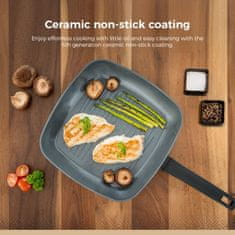 BE Living Grill ponev Delight Black 28 cm