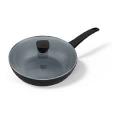 BE Living Wok ponev s pokrovom Delight Black 28 cm