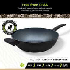 BE Living Wok ponev Delight Black 32 cm