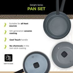 BE Living Set 4 ponv Delight Black
