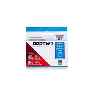 Arrow Arrow T50 Sponke (10 mm, 1000 kosov) – Srednja Dolžina za Zahtevnejša Vezišča
