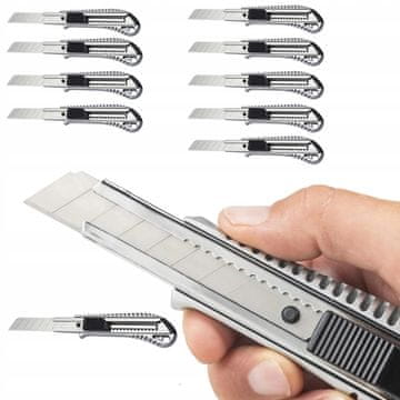 10x nož za tapete iz aluminija