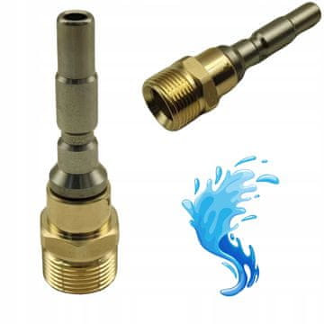 Adapter / pretvorba za tlačni čistilnik Kranzle QC na M22*1,5 14 mm (medenina)
