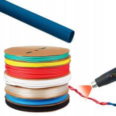 Termoskrčljiva cev modra 12mm 1m