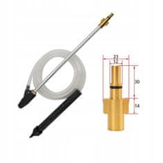 Komplet za peskanje z medeninastim priključkom za Bosch/Macallister/AR/Michelin/Makita/Black&Decker keramična šoba 3m nastavek za cev 460mm