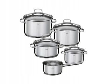 ROSLE ELEGANCE 9-DELNI JEKLENI SET KUHALNE POSODE ZA INDUKCIJO