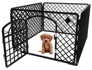 BEMI KOVINSKA PISALO DOG PUPPY PEN ČRNA