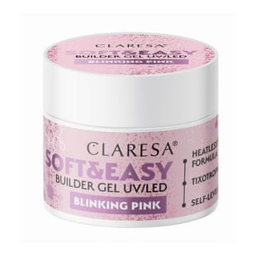 shumee Claresa Soft&Easy gel gradilo utripajoče roza 45 g