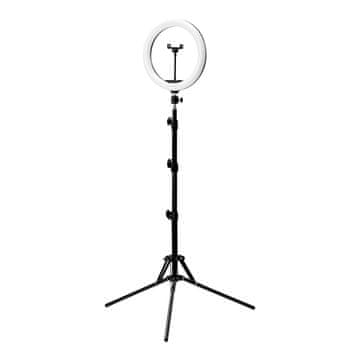 GLOW obročna svetilka 10"""" RGB bsc s stojalom 10W