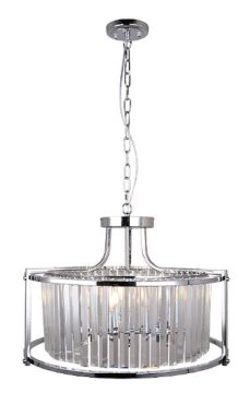 Asbury P - Hampton kromirana svetilka s kristalnim lestencem 58 cm