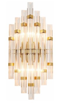 Prisms Wall - velika kristalna stenska svetilka 45cm