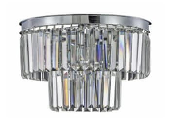 Hereford Fall Mini Chrome - kristalna stropna svetilka 30 cm krom