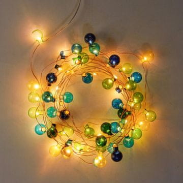 Xmas LED 2m - pisane božične lučke 20 lučk 2m RGB