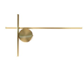 Cricio - moderna LED stenska svetilka zlata 55 cm