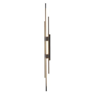 Safara - elegantna moderna LED stenska svetilka Črna 100 cm