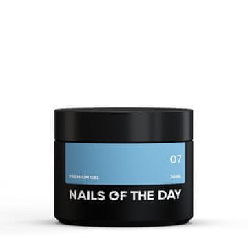 NAILSOFTHEDAY Premium gel 07 - modri gradbeni gel, 30 ml