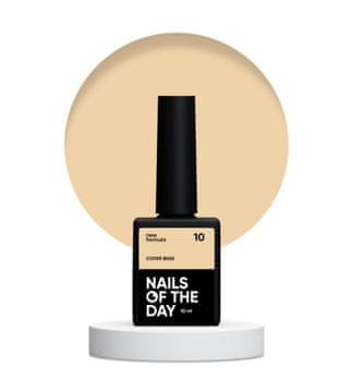 NAILSOFTHEDAY Cover base NEW 10 - prekrivna breskova hibridna podlaga, 10 ml