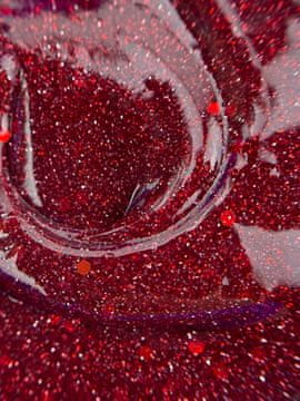 TOUCH Space gel lak 07 - rdeč odsevni hibridni lak, 9 ml