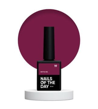 NAILSOFTHEDAY Bottle gel 19 - bordo gel za krepitev in obnovo, 10 ml