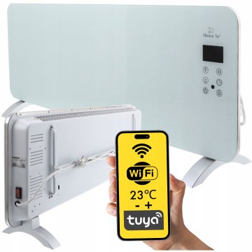 Konvektorski grelec PORTO WiFi 2400W Bela