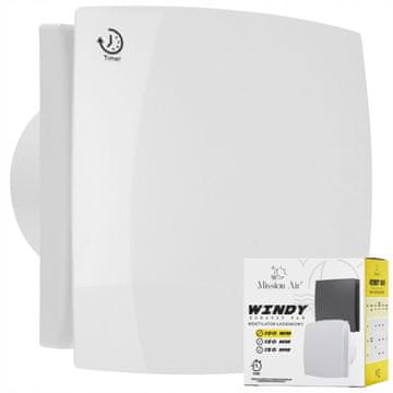 Kopalniški ventilator WINDY 100 T WHITE