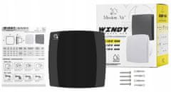 Kopalniški ventilator WINDY 100 H+T ČRN
