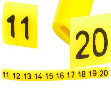 Žični marker OZ-0 11-20 rumen 100kos