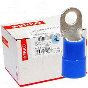 Izolirana ušesna sponka KOE 16mm M6 100kos ERKO
