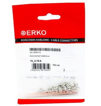 Neizolirana sleeve sponka TA 0,75/6 ERKO 100kos