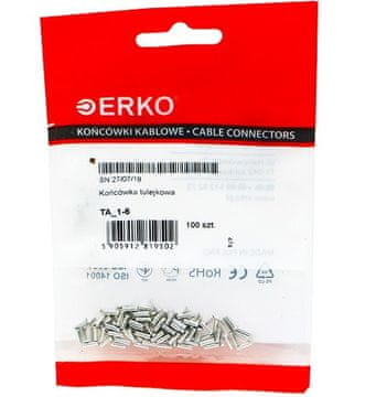 Neizolirana sleeve sponka TA 1/6 ERKO 100kos