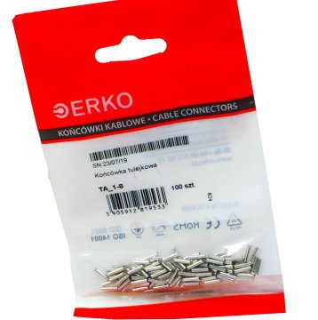 Neizolirana sleeve sponka TA 1/8 ERKO 100kos