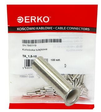 Neizolirana sleeve sponka TA 1,5/10 ERKO 100kos