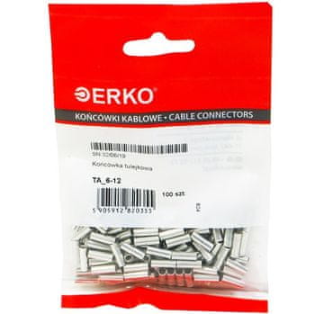 Neizolirana sleeve sponka TA 6/12 ERKO 100kos