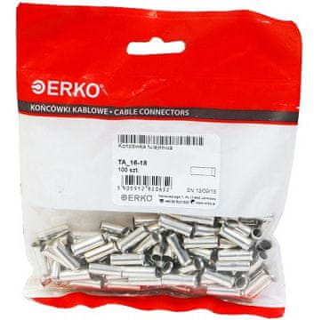 Neizolirana sleeve sponka TA 16/18 ERKO 100kos