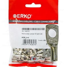 Ušesna cevna sponka KCS CU 4mm M6 50kos ERKO